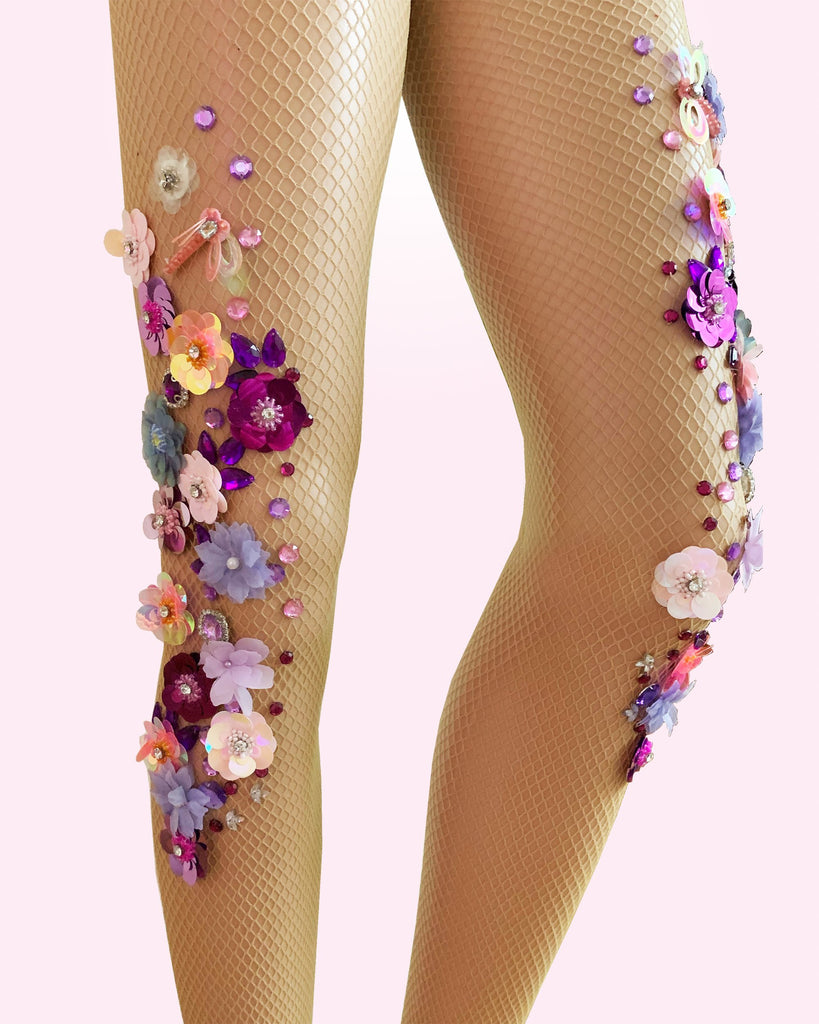 Wanderlust Rhinestone Fishnets - LoLo Hoxha