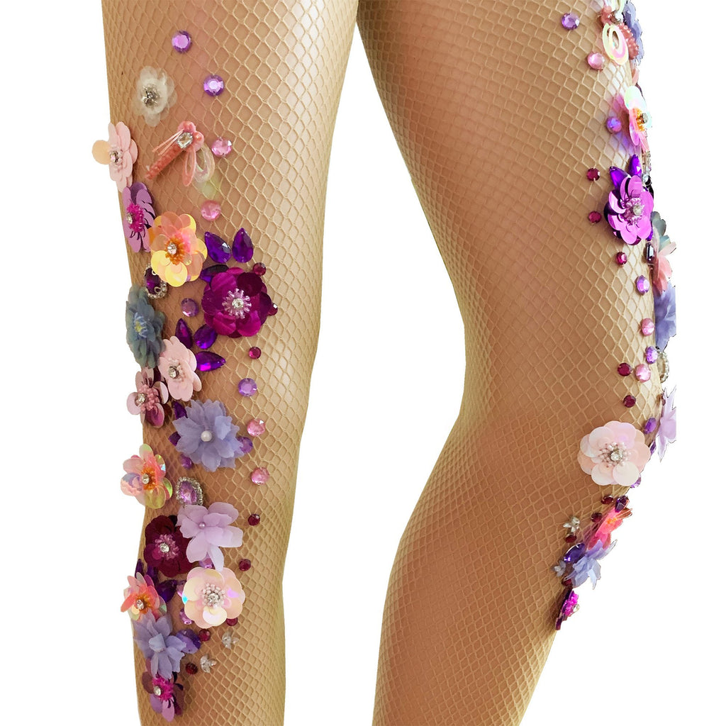 Wanderlust Rhinestone Fishnets - LoLo Hoxha